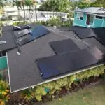 solar panels on rooftop