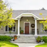 front facing view of a home